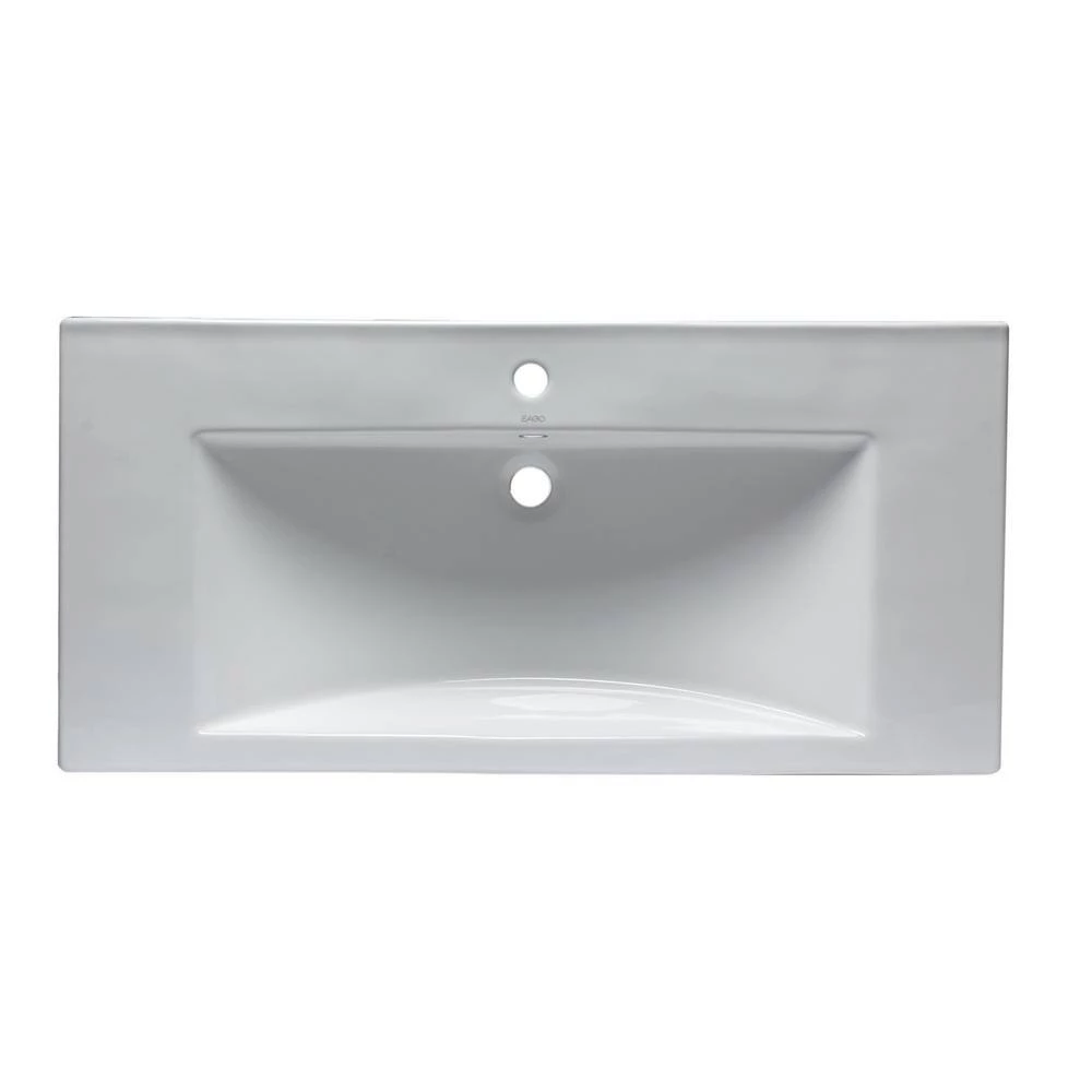 EAGO 7.9 in. Drop-In Sink Basin in White 8 EAGO 7.9 in. Drop-In Sink Basin in White - Image 6