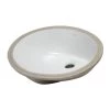 EAGO 7.25 in. Under Mount Sink Basin in White 2 EAGO 7.25 in. Under Mount Sink Basin in White -Bathroom Sinks Sales white eago undermount bathroom sinks bc224 64 1000