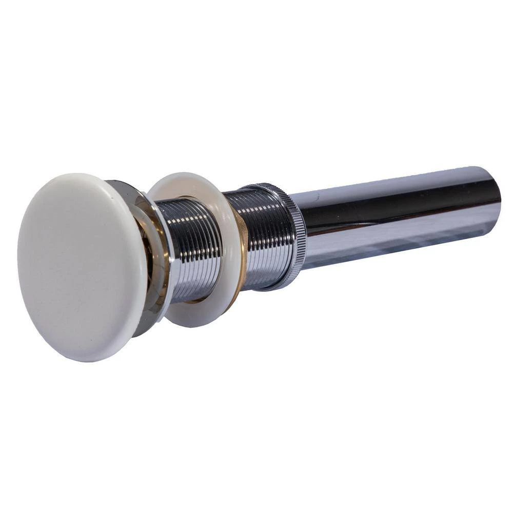 Eden Bath Wide White Concrete Rectangular Vessel Sink with Drain 4 Eden Bath Wide White Concrete Rectangular Vessel Sink with Drain - Image 2