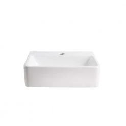 Elanti Wall-Mounted Bathroom Sink in White -Bathroom Sinks Sales white elanti wall mount sinks ec1808 4f 1000