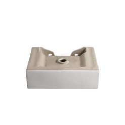 Elanti Wall-Mounted Rectangle Bathroom Sink in White 11 Elanti Wall-Mounted Rectangle Bathroom Sink in White -Bathroom Sinks Sales white elanti wall mount sinks ec9859 1f 1000