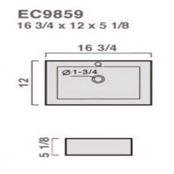 Elanti Wall-Mounted Rectangle Bathroom Sink in White 13 Elanti Wall-Mounted Rectangle Bathroom Sink in White -Bathroom Sinks Sales white elanti wall mount sinks ec9859 fa 1000
