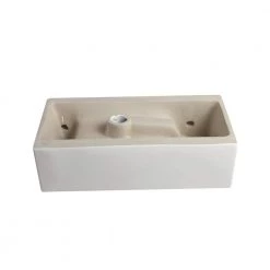 Elanti Wall-Mounted Right-Facing Rectangle Bathroom Sink in White -Bathroom Sinks Sales white elanti wall mount sinks ec9899 r 1f 1000