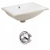 Unbranded 16-Gauge-Sinks 18.25 in. Undermount Bathroom Sink in White 1 Unbranded 16-Gauge-Sinks 18.25 in. Undermount Bathroom Sink in White -Bathroom Sinks Sales white enamel glaze undermount bathroom sinks 16gs 20461 64 1000