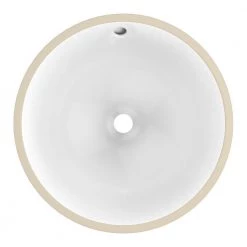 Unbranded 16-Gauge-Sinks 15.25 in. Undermount Bathroom Sink in White 13 Unbranded 16-Gauge-Sinks 15.25 in. Undermount Bathroom Sink in White -Bathroom Sinks Sales white enamel glaze undermount bathroom sinks 16gs 20599 44 1000