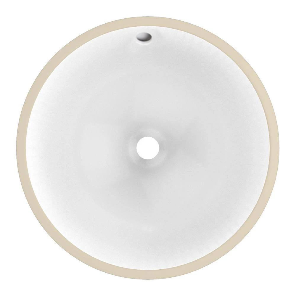 Unbranded 16-Gauge-Sinks 15.25 in. Undermount Bathroom Sink in White 7 Unbranded 16-Gauge-Sinks 15.25 in. Undermount Bathroom Sink in White - Image 5