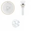 Unbranded 16-Gauge-Sinks 15.25 in. Undermount Bathroom Sink in White 2 Unbranded 16-Gauge-Sinks 15.25 in. Undermount Bathroom Sink in White -Bathroom Sinks Sales white enamel glaze undermount bathroom sinks 16gs 20599 64 1000