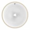 Unbranded 16-Gauge-Sinks 14.3 in. Undermount Bathroom Sink in White -Bathroom Sinks Sales white enamel glaze undermount bathroom sinks 16gs 364 64 1000