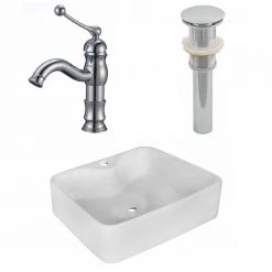 Unbranded 16-Gauge-Sinks 14.3 in. Undermount Bathroom Sink in White -Bathroom Sinks Sales white enamel glaze undermount bathroom sinks 16gs 364 76 1000