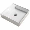 Unbranded 16-Gauge-Sinks Vessel Sink in White -Bathroom Sinks Sales white enamel glaze vessel sinks 16gs 28130 64 1000