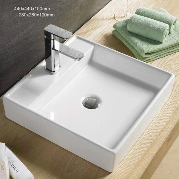 Unbranded 16-Gauge-Sinks Vessel Sink in White 4 Unbranded 16-Gauge-Sinks Vessel Sink in White - Image 2