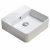 Unbranded 16-Gauge-Sinks Vessel Sink in White 1 Unbranded 16-Gauge-Sinks Vessel Sink in White -Bathroom Sinks Sales white enamel glaze vessel sinks 16gs 28180 64 1000