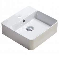 Unbranded 16-Gauge-Sinks Vessel Sink in White