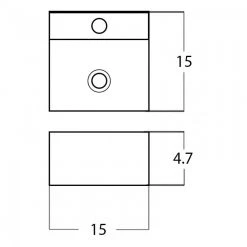 Unbranded 16-Gauge-Sinks Vessel Sink in White -Bathroom Sinks Sales white enamel glaze vessel sinks 16gs 28180 c3 1000