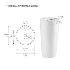Eridanus 32 in. Tall Round Ceramic Pedestal Sink with Overflow and Pop-Up Drain -Bathroom Sinks Sales white eridanus pedestal sinks junxlp 094 31 1000