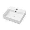 Eridanus Modern White 19 in. Vessel Sink in Ceramic Rectangular Bathroom Cloakroom Sink with Overflow -Bathroom Sinks Sales white eridanus vessel sinks junxlp 048 64 1000
