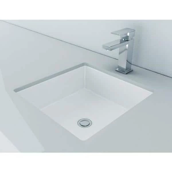 Filament Design Cantrio Undermount Bathroom Sink in White 5 Filament Design Cantrio Undermount Bathroom Sink in White - Image 3