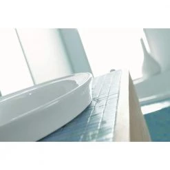 KOHLER Serif Ceramic Drop-In Bathroom Sink in White with Overflow Drain -Bathroom Sinks Sales white finish kohler drop in bathroom sinks k 2075 8 0 66 1000