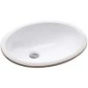 KOHLER Caxton 16-1/4 in. Oval Vitreous China Undermount Bathroom Sink in White with Overflow Drain -Bathroom Sinks Sales white finish kohler undermount bathroom sinks k 2209 0 64 1000