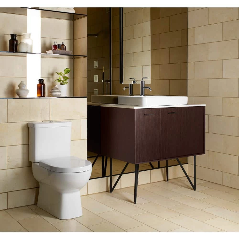 KOHLER Vox Vitreous China Vessel Sink in White with Overflow Drain 15 KOHLER Vox Vitreous China Vessel Sink in White with Overflow Drain - Image 13