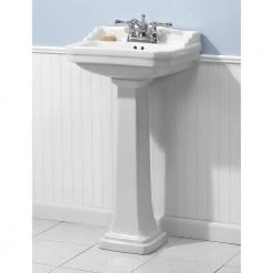 Foremost Series 1920 Petite Pedestal in White -Bathroom Sinks Sales white foremost pedestal sinks l 1920 w 31 1000