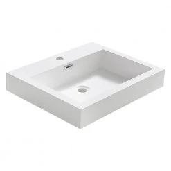 Fresca Nano 24 in. Drop-In Acrylic Bathroom Sink in White with Integrated Bowl 8 Fresca Nano 24 in. Drop-In Acrylic Bathroom Sink in White with Integrated Bowl -Bathroom Sinks Sales white fresca drop in bathroom sinks fvs8006wh 4f 1000