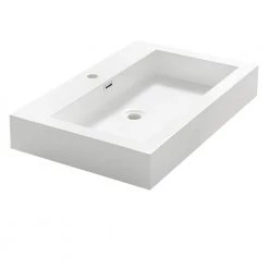 Fresca Livello 30 in. Drop-In Acrylic Bathroom Sink in White with Integrated Bowl 8 Fresca Livello 30 in. Drop-In Acrylic Bathroom Sink in White with Integrated Bowl -Bathroom Sinks Sales white fresca drop in bathroom sinks fvs8030wh 4f 1000