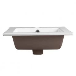 Fresca Allier 16 in. Drop-In Ceramic Bathroom Sink in White with Integrated Bowl -Bathroom Sinks Sales white fresca drop in bathroom sinks fvs8118wh 1f 1000