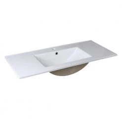 Fresca Allier 40 in. Drop-In Ceramic Bathroom Sink in White with Integrated Bowl 9 Fresca Allier 40 in. Drop-In Ceramic Bathroom Sink in White with Integrated Bowl -Bathroom Sinks Sales white fresca drop in bathroom sinks fvs8140wh 1f 1000