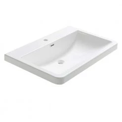 Fresca Milano 32 in. Drop-In Acrylic Bathroom Sink in White with Integrated Bowl 8 Fresca Milano 32 in. Drop-In Acrylic Bathroom Sink in White with Integrated Bowl -Bathroom Sinks Sales white fresca drop in bathroom sinks fvs8532wh 4f 1000