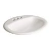 Glacier Bay Aragon Self-Rimming Drop-In Bathroom Sink in White -Bathroom Sinks Sales white glacier bay drop in bathroom sinks 13 0012 4whd 64 1000