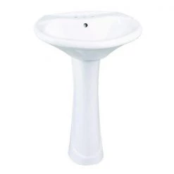 Glacier Bay Shelburne 20 in. Pedestal Sink Basin in White 8 Glacier Bay Shelburne 20 in. Pedestal Sink Basin in White -Bathroom Sinks Sales white glacier bay pedestal sinks f 300 4w c3 1000