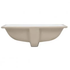 Glacier Bay Rectangle Undermounted Bathroom Sink in White -Bathroom Sinks Sales white glacier bay undermount bathroom sinks 14 027 w a0 1000