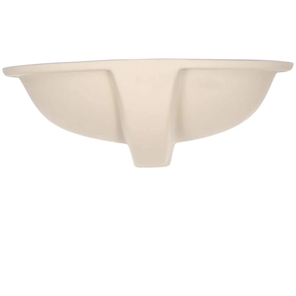 Glacier Bay Oval Undermounted Bathroom Sink in White 5 Glacier Bay Oval Undermounted Bathroom Sink in White - Image 3