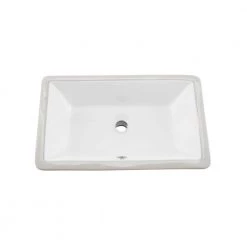IPT Sink Company Rectangular Glazed Ceramic Undermount Bathroom Vanity Sink in White -Bathroom Sinks Sales white ipt sink company undermount bathroom sinks ipt1811w c3 1000