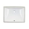 IPT Sink Company Rectangular Glazed Ceramic Undermount Bathroom Vanity Sink in White -Bathroom Sinks Sales white ipt sink company undermount bathroom sinks ipt1813w 64 1000
