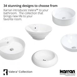 Karran VC-503-WH Valera 16 in. Vitreous China Vessel Bathroom Sink in White 13 Karran VC-503-WH Valera 16 in. Vitreous China Vessel Bathroom Sink in White -Bathroom Sinks Sales white karran vessel sinks vc 503 wh 66 1000
