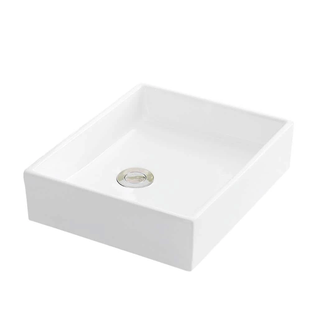 Karran VC-503-WH Valera 16 in. Vitreous China Vessel Bathroom Sink in White 4 Karran VC-503-WH Valera 16 in. Vitreous China Vessel Bathroom Sink in White - Image 2