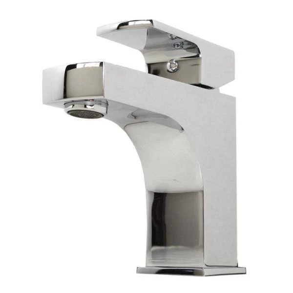 Kingsman Hardware 22-1/8 in. Rectangle Undermount Vitreous Glazed Ceramic Sink with Polished Chrome Bathroom Faucet /Pop-up Drain Combo 6 Kingsman Hardware 22-1/8 in. Rectangle Undermount Vitreous Glazed Ceramic Sink with Polished Chrome Bathroom Faucet /Pop-up Drain Combo - Image 4