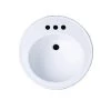 KOHLER Brookline Drop-In Vitreous China Bathroom Sink in White with Overflow Drain 2 KOHLER Brookline Drop-In Vitreous China Bathroom Sink in White with Overflow Drain -Bathroom Sinks Sales white kohler drop in bathroom sinks k 2202 4 0 64 1000