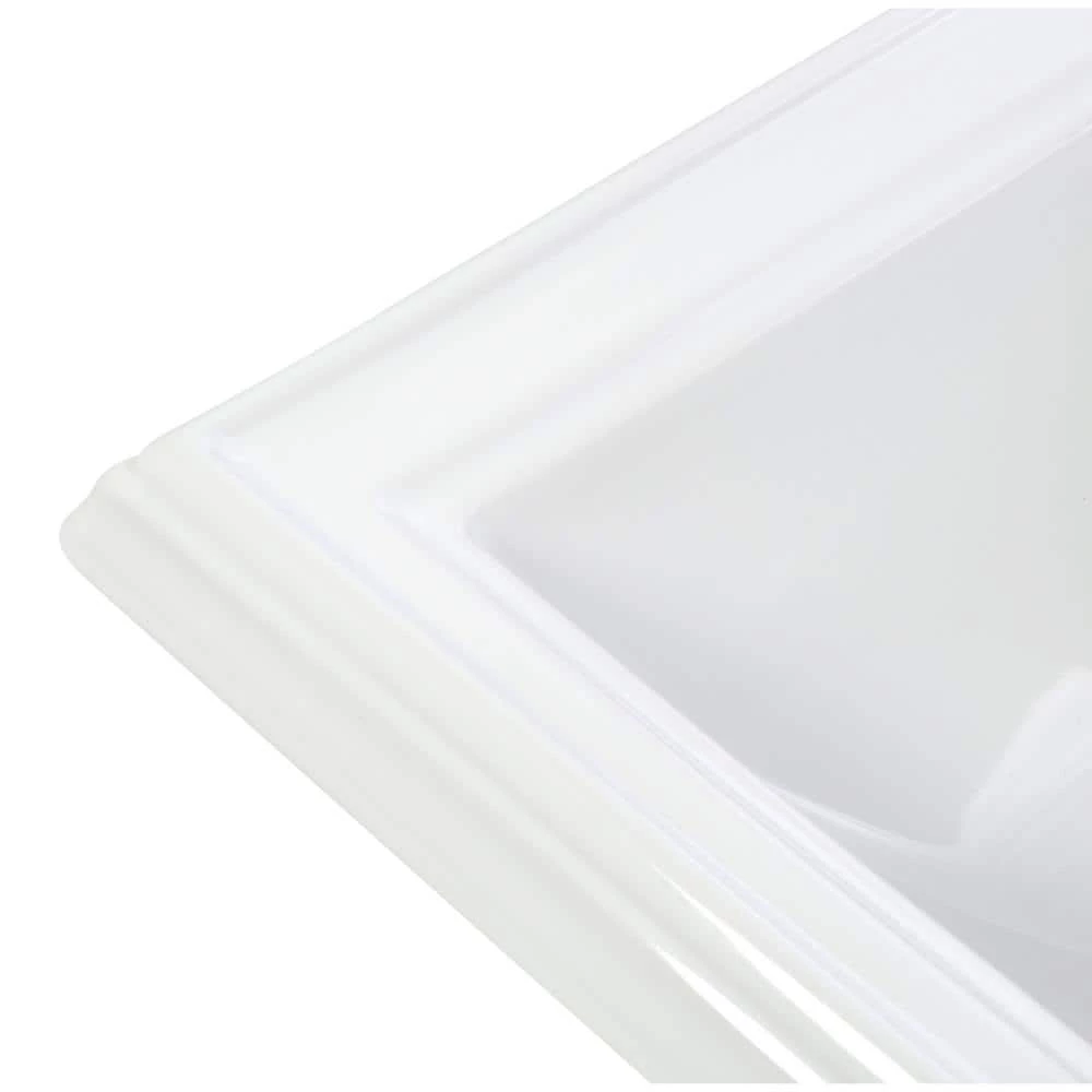 KOHLER Memoirs Classic Drop-In Vitreous China Bathroom Sink in White with Overflow Drain 8 KOHLER Memoirs Classic Drop-In Vitreous China Bathroom Sink in White with Overflow Drain - Image 6