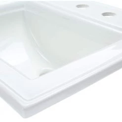 KOHLER Memoirs Stately Drop-In Vitreous China Bathroom Sink in White with Overflow Drain -Bathroom Sinks Sales white kohler drop in bathroom sinks k 2337 8 0 40 1000