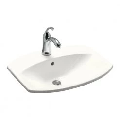 KOHLER Cimarron Drop-In Vitreous China Bathroom Sink in White 13 KOHLER Cimarron Drop-In Vitreous China Bathroom Sink in White -Bathroom Sinks Sales white kohler drop in bathroom sinks k 2351 1 0 40 1000