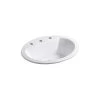 KOHLER Bryant Drop-In Vitreous China Bathroom Sink in White with Overflow Drain 2 KOHLER Bryant Drop-In Vitreous China Bathroom Sink in White with Overflow Drain -Bathroom Sinks Sales white kohler drop in bathroom sinks k 2699 8 0 64 1000