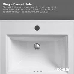 KOHLER Tresham Drop-In Vitreous China Bathroom Sink in White with Overflow Drain 14 KOHLER Tresham Drop-In Vitreous China Bathroom Sink in White with Overflow Drain -Bathroom Sinks Sales white kohler drop in bathroom sinks k 2991 1 0 d4 1000