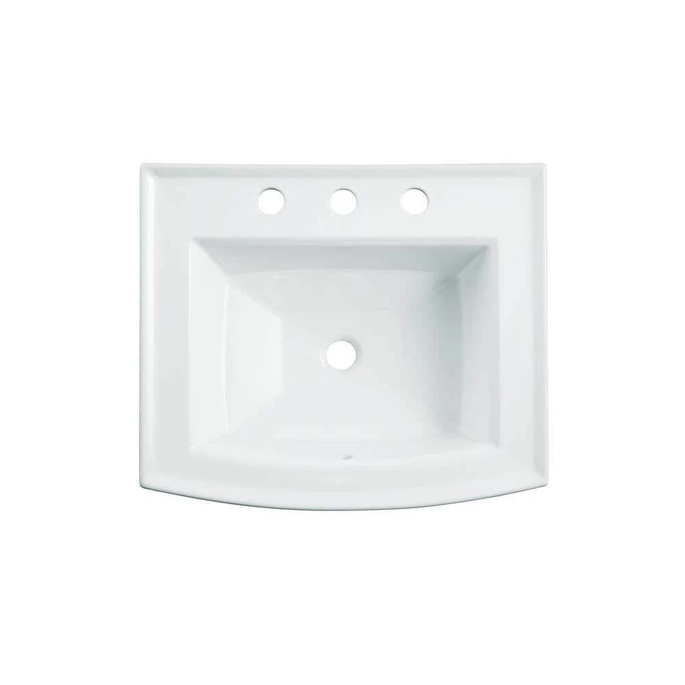 KOHLER Archer Drop-In Vitreous China Bathroom Sink in White with Overflow Drain 3 KOHLER Archer Drop-In Vitreous China Bathroom Sink in White with Overflow Drain