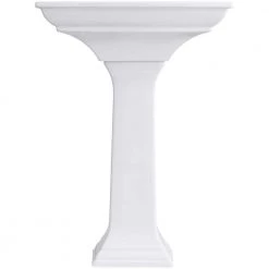 KOHLER Memoirs Stately Ceramic Pedestal Bathroom Sink Combo in White with Overflow Drain -Bathroom Sinks Sales white kohler pedestal sinks k 2344 8 0 1d 1000