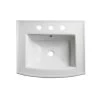 KOHLER Archer 7.875 in. Vitreous China Pedestal Sink Basin in White with Overflow Drain -Bathroom Sinks Sales white kohler pedestal sinks k 2358 4 0 64 1000