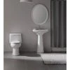 KOHLER Cimarron 8 in. Widespread Vitreous China Pedestal Combo Bathroom Sink in White with Overflow Drain -Bathroom Sinks Sales white kohler pedestal sinks k 2362 8 0 64 1000