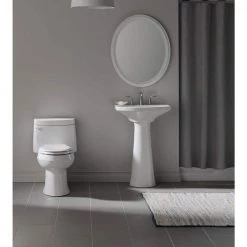 Bathroom Sinks Sales 15 KOHLER Cimarron 8 in. Widespread Vitreous China Pedestal Combo Bathroom Sink in White with Overflow Drain